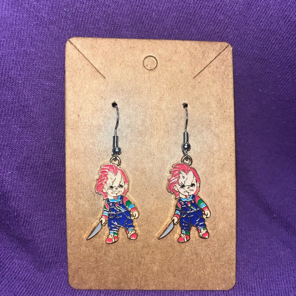 Tiffany & Chucky ear rings